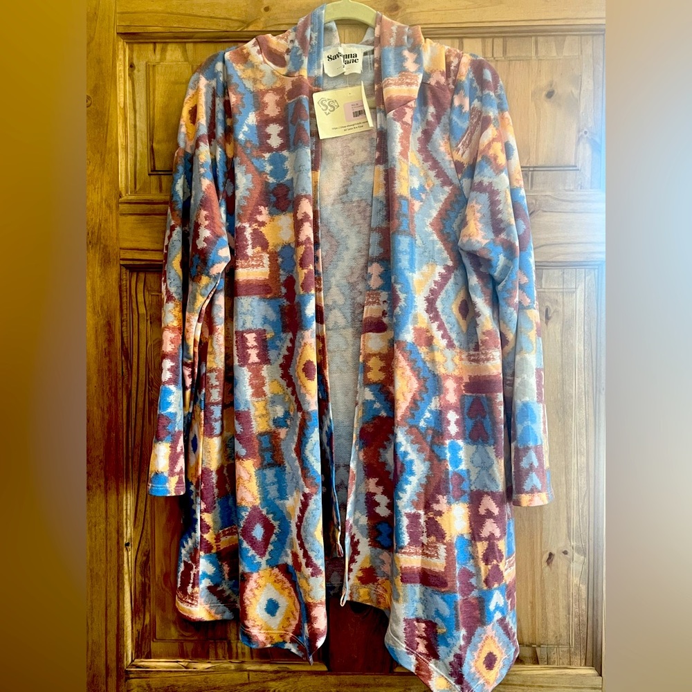 NWT cardigan with hood
